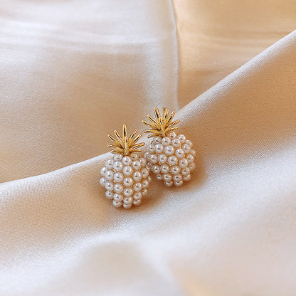 Pineapple Pearl Earrings