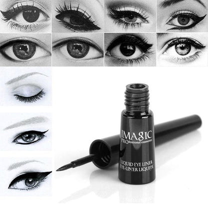 IMAGIC 1PCS Pro Eyeliner Waterproof Liquid Type Makeup Eye Liner Nature Long Lasting