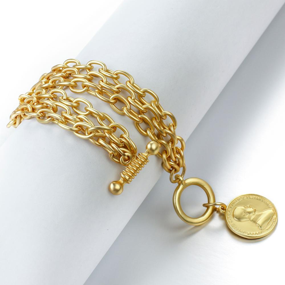 Gold Color Chain Bracelet