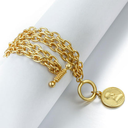 Gold Color Chain Bracelet