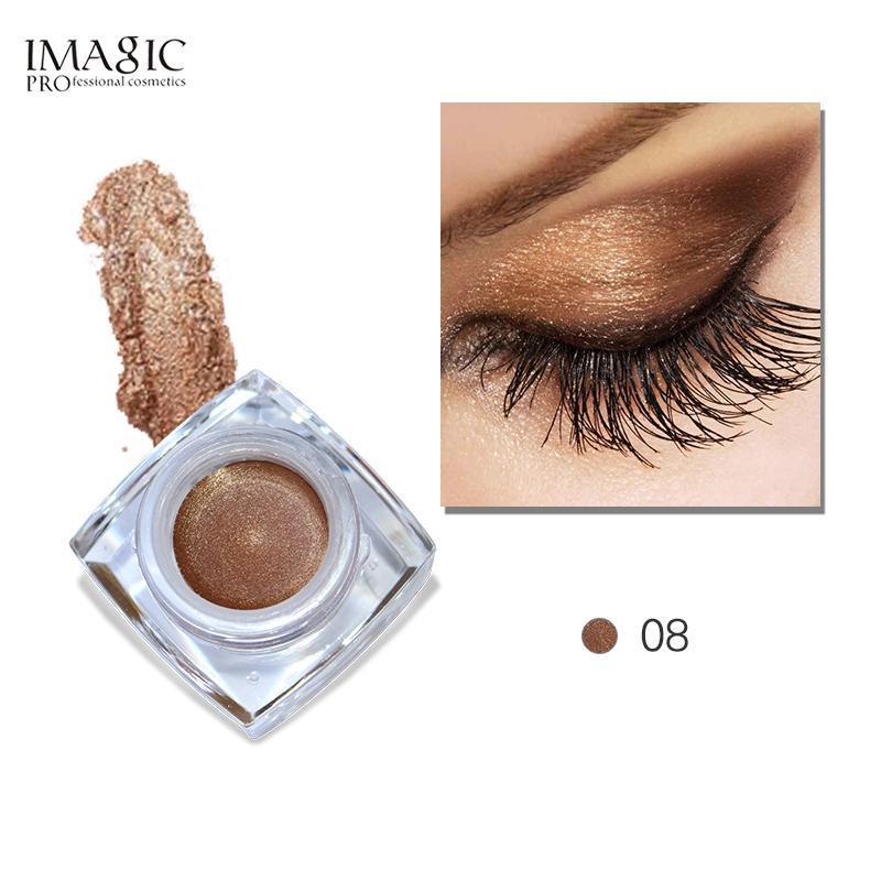 IMAGIC Gel Eyeshadow Cream Waterproof Long Lasting Shimmer Glow 12 Colors