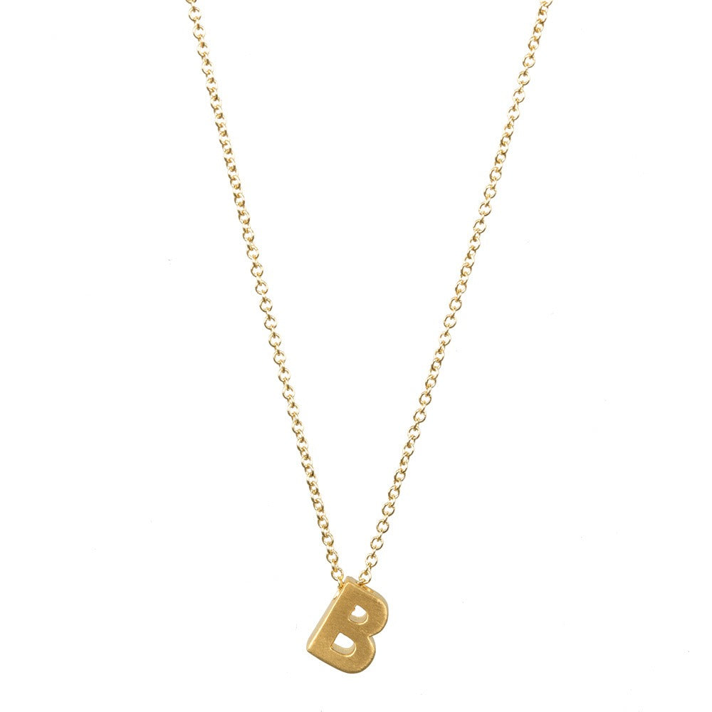 26 letter pendant necklace collarbone chain