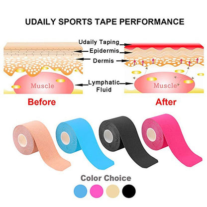 2Size Kinesiology Tape Athletic Tape Sport Recovery