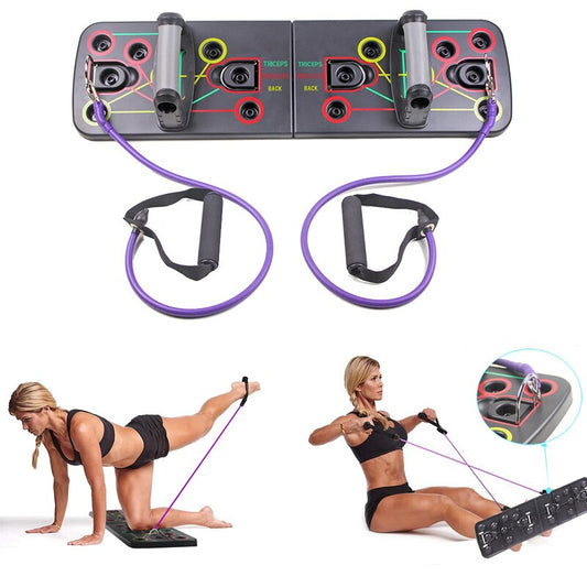 9 in 1 Push Up Board with Multifunction Body Building Fitness