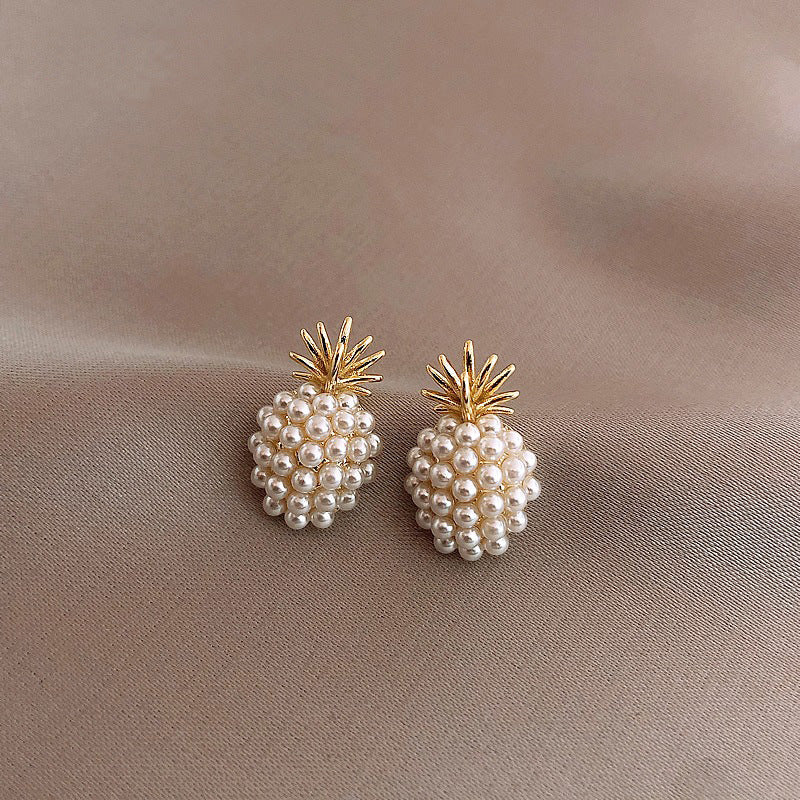 Pineapple Pearl Earrings