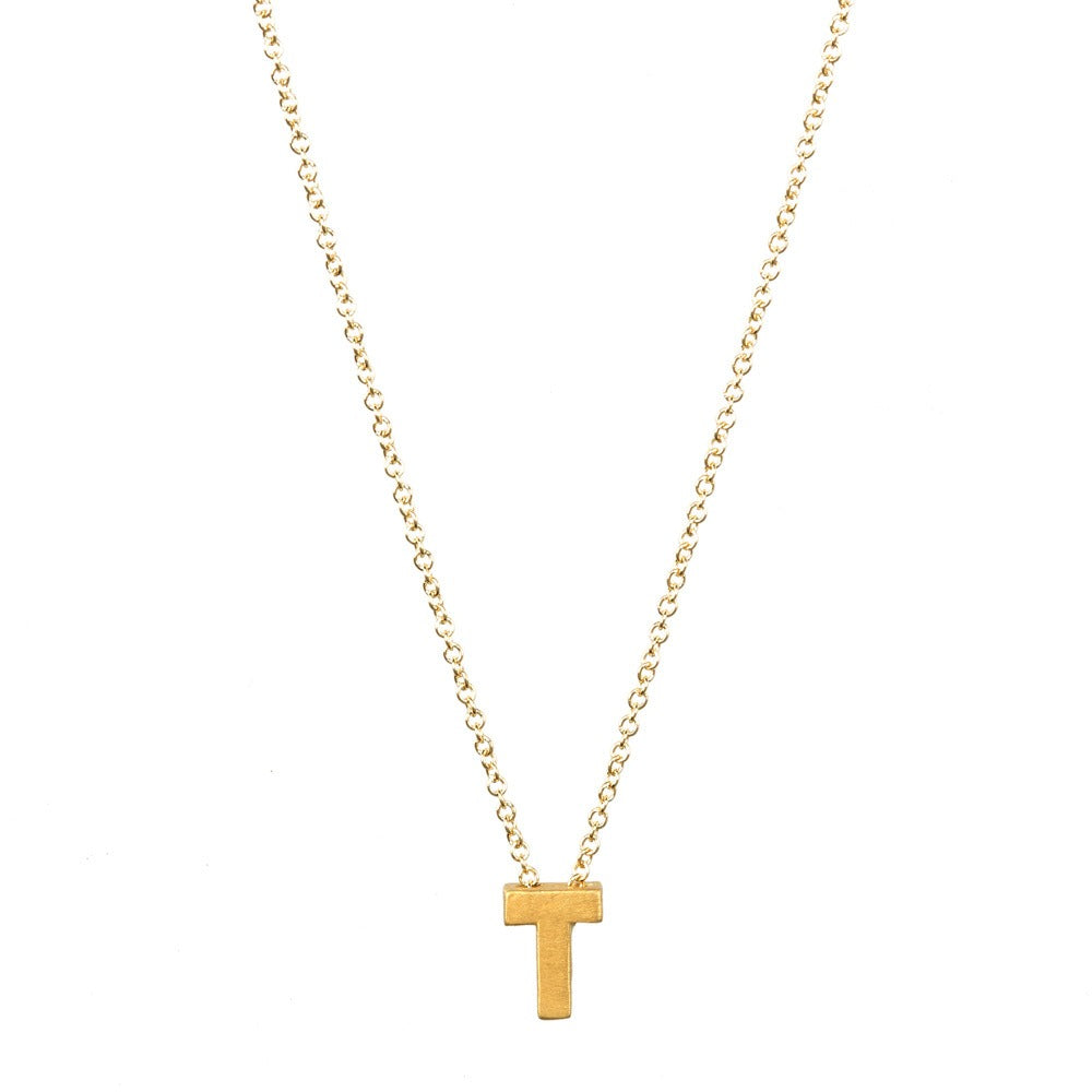 26 letter pendant necklace collarbone chain