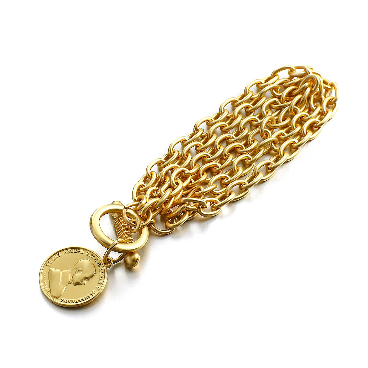 Gold Color Chain Bracelet