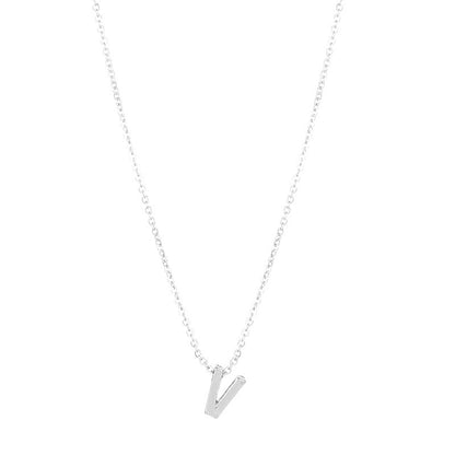 26 letter pendant necklace collarbone chain