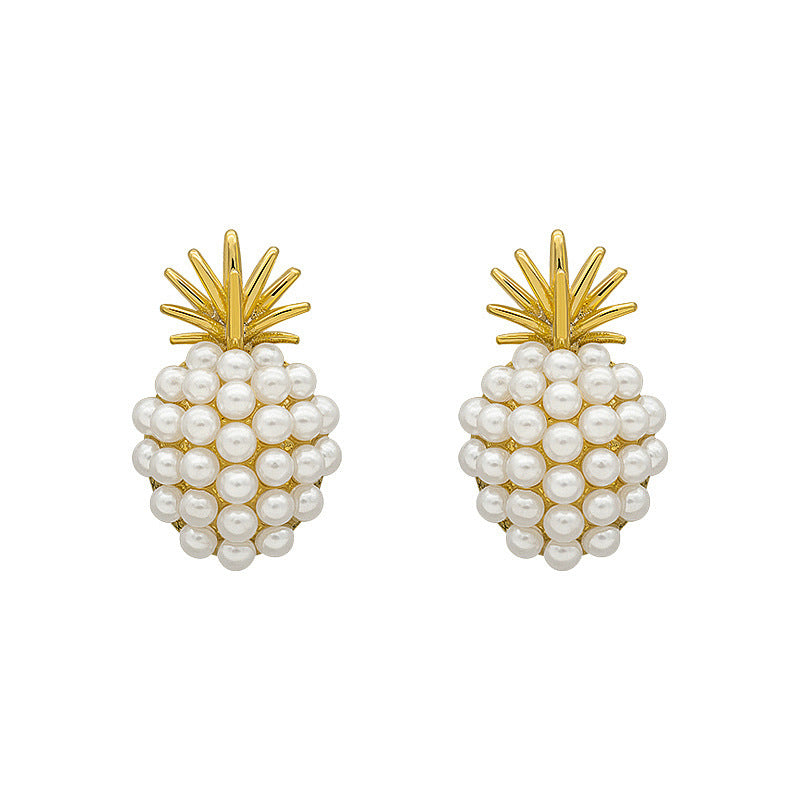 Pineapple Pearl Earrings