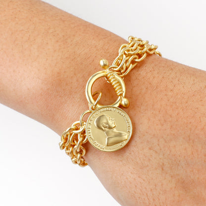 Gold Color Chain Bracelet