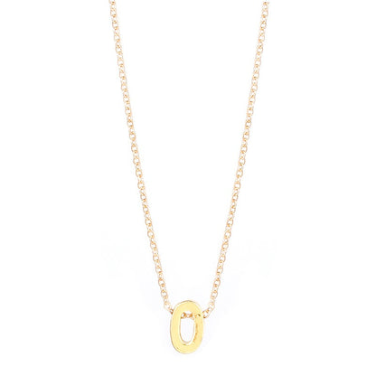 26 letter pendant necklace collarbone chain