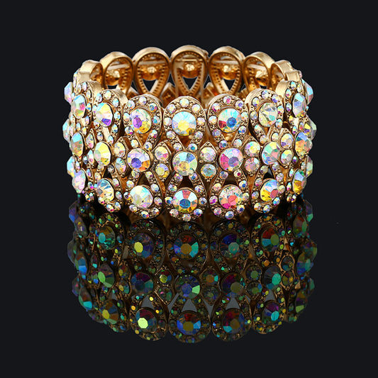 Luxury Full Diamond Crystal Elastic Bracelet